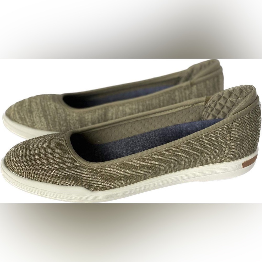 Dr. Scholl’s Women’s Rise Knit Ballet Flat Green Size 8.5